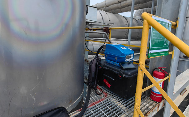 武漢某企業(yè)非甲烷總烴現場測試 武漢某企業(yè)非甲烷總烴現場測試