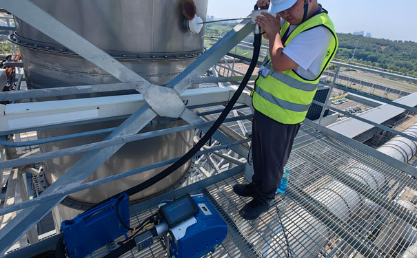 武漢某企業(yè)非甲烷總烴現場測試 武漢某企業(yè)非甲烷總烴現場測試